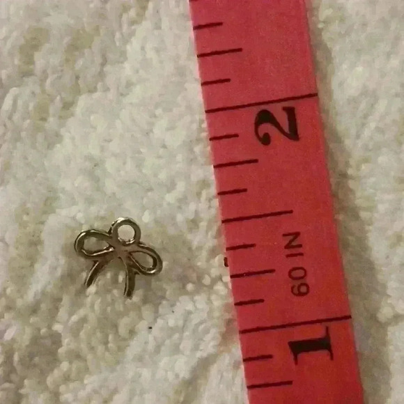 NWOT - Tibetan Silver Pendant Charms for Jewelry - Bow - Picture 2 of 2